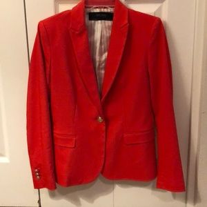 Red/orange Zara blazer